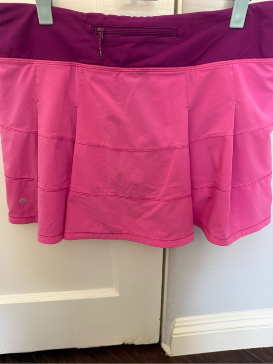 lululemon athletica Dresses & Skirts - lululemon athletica Two-Tone Pink & Magenta Pace Setter size 8 Skirt $40